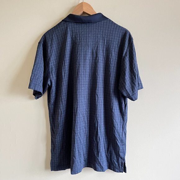 PGA Tour Pro Series Athletic Fit 3-Button Polo Golf Shirt Mens Sz M Blue - Picture 6 of 6